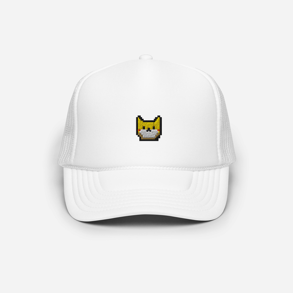 Foam Trucker Hat - White - Catoshi
