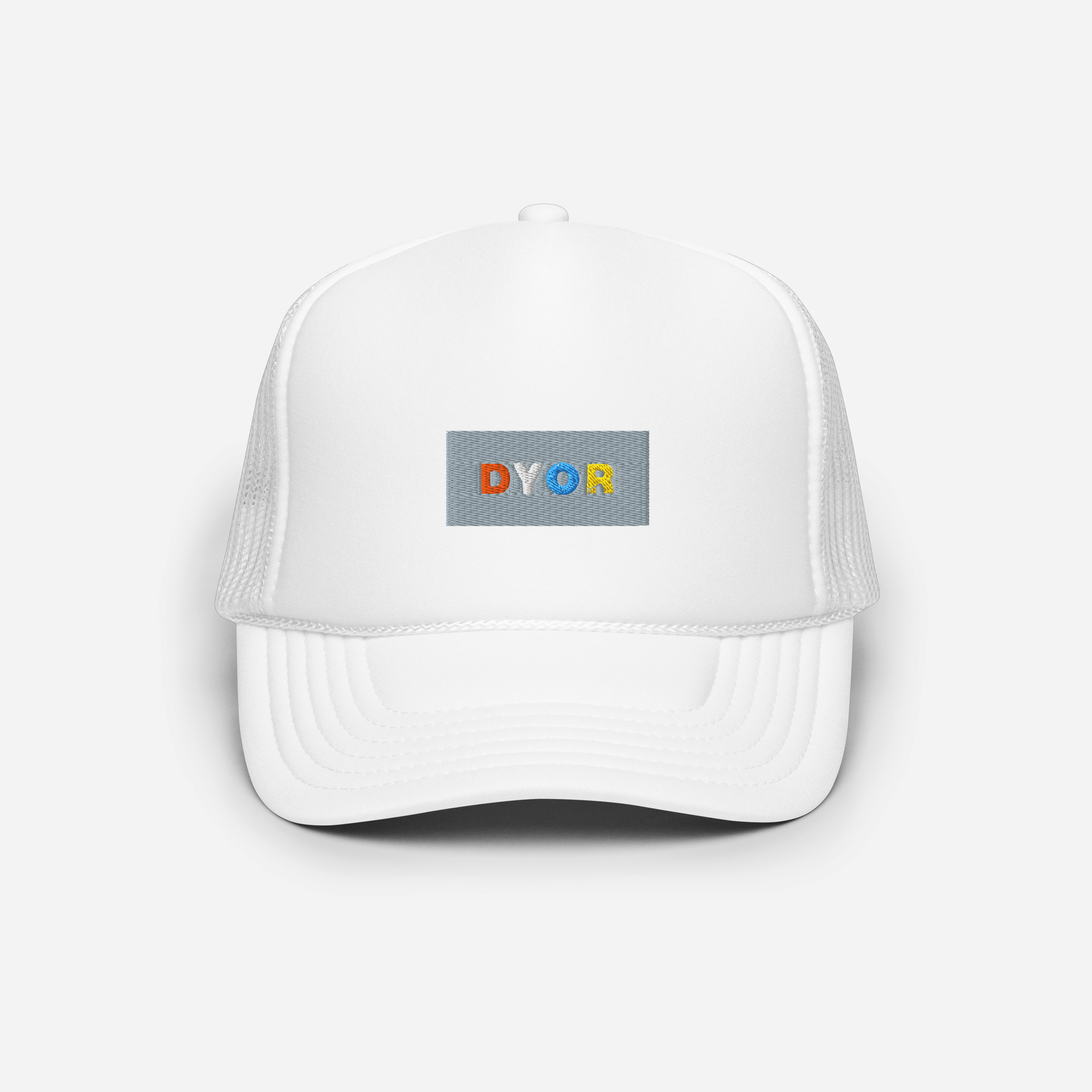 Foam Trucker Hat - White - DYOR