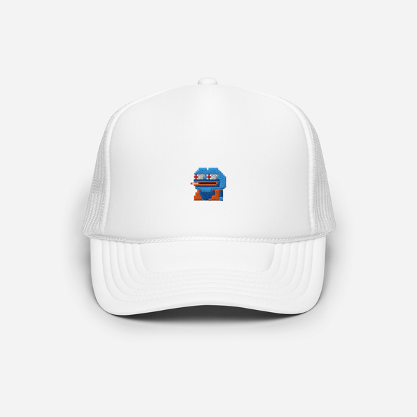 Foam Trucker Hat - White - Gokupepe