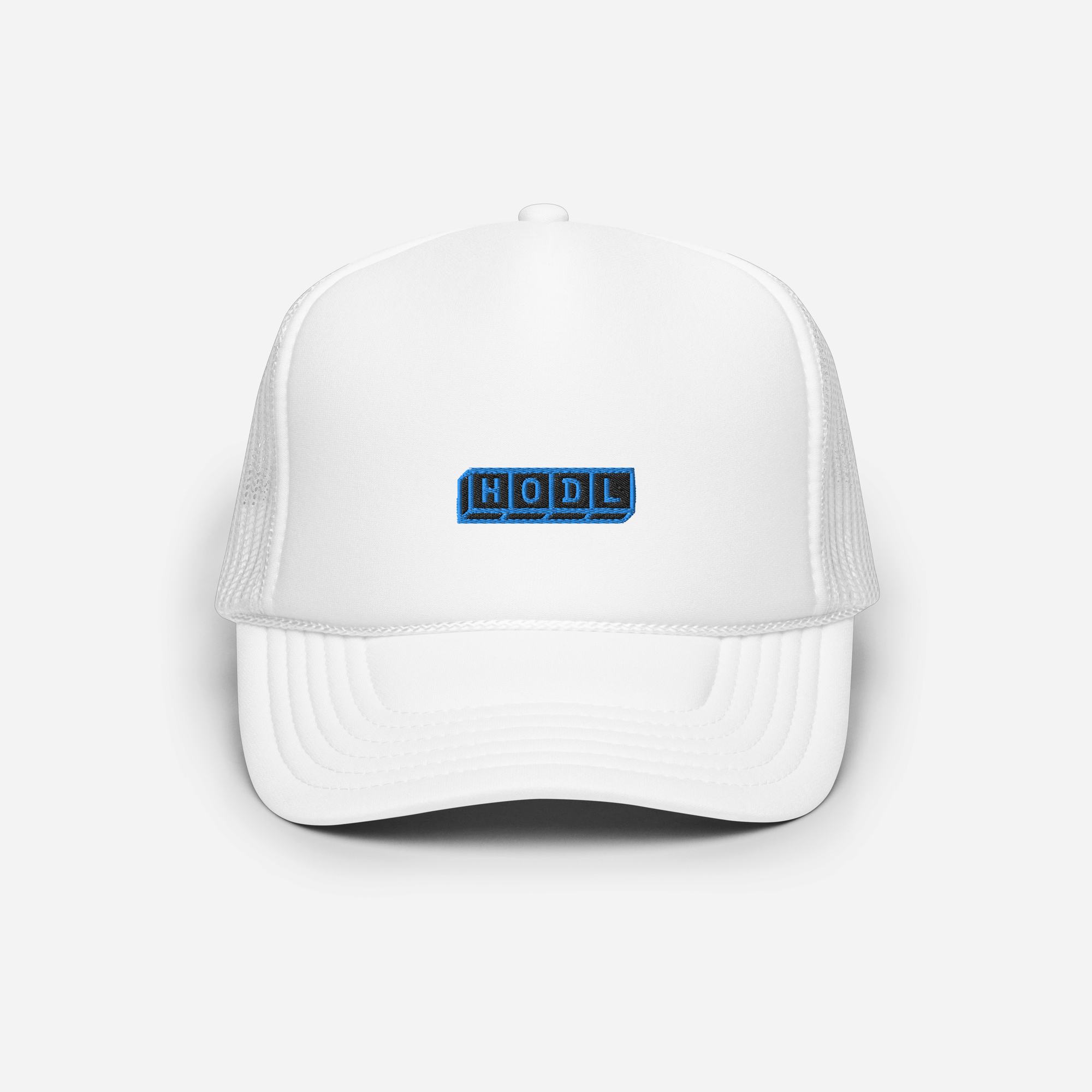 Foam Trucker Hat - White - HODL