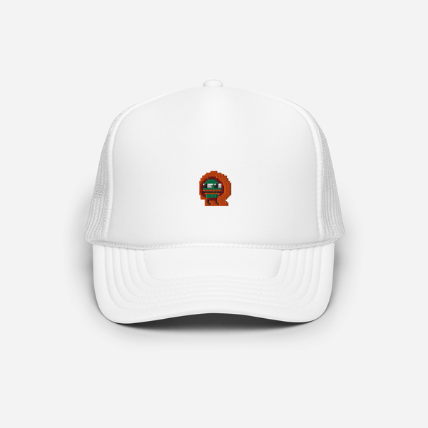 Foam Trucker Hat - White - Kylepepe