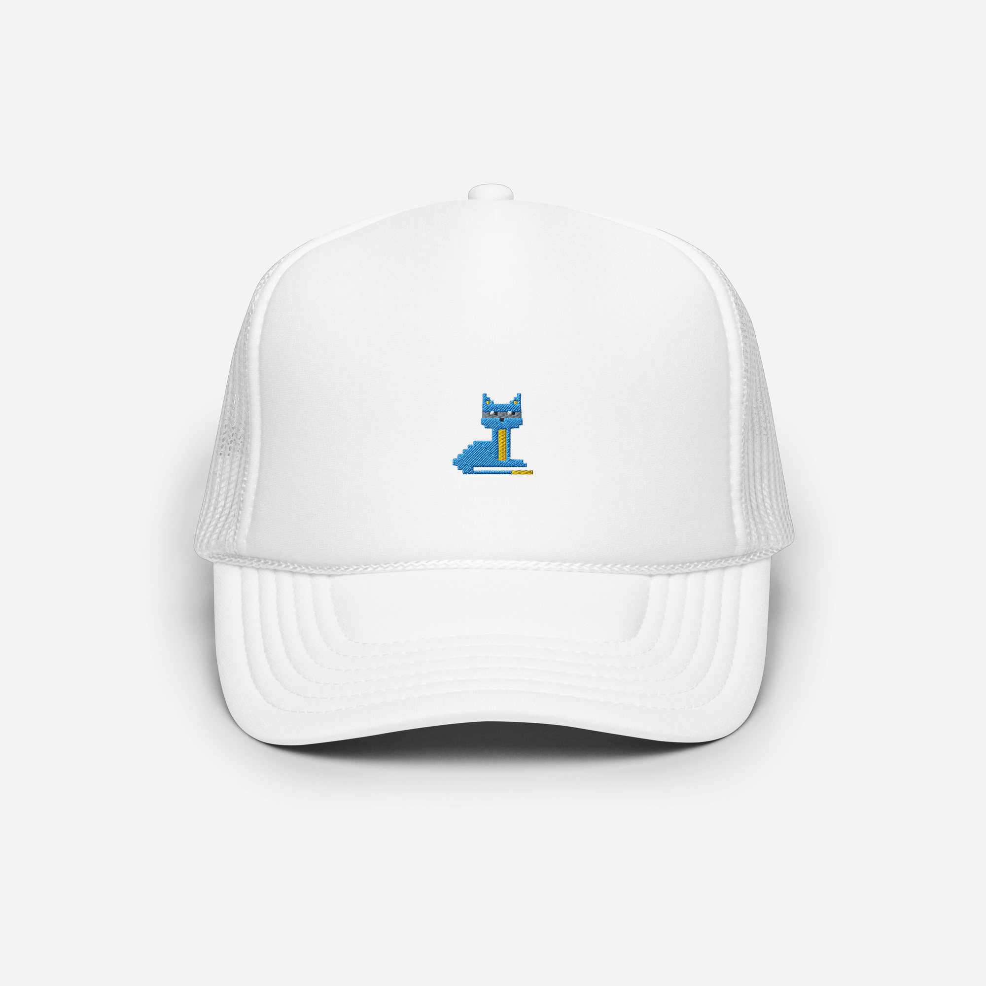 Foam Trucker Hat - White - NodeCat