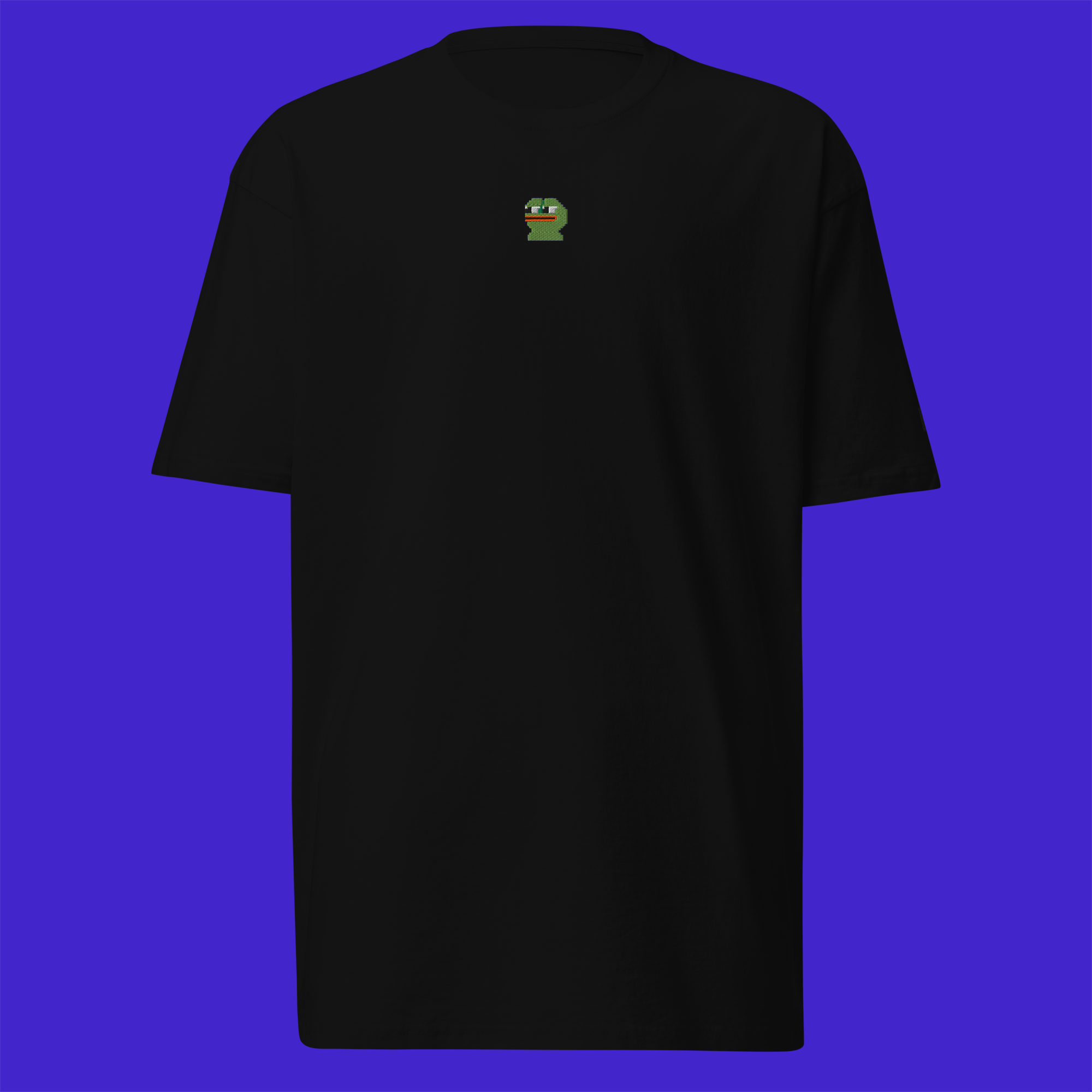 Men's Premium Heavyweight T-Shirt - Black - Pepe