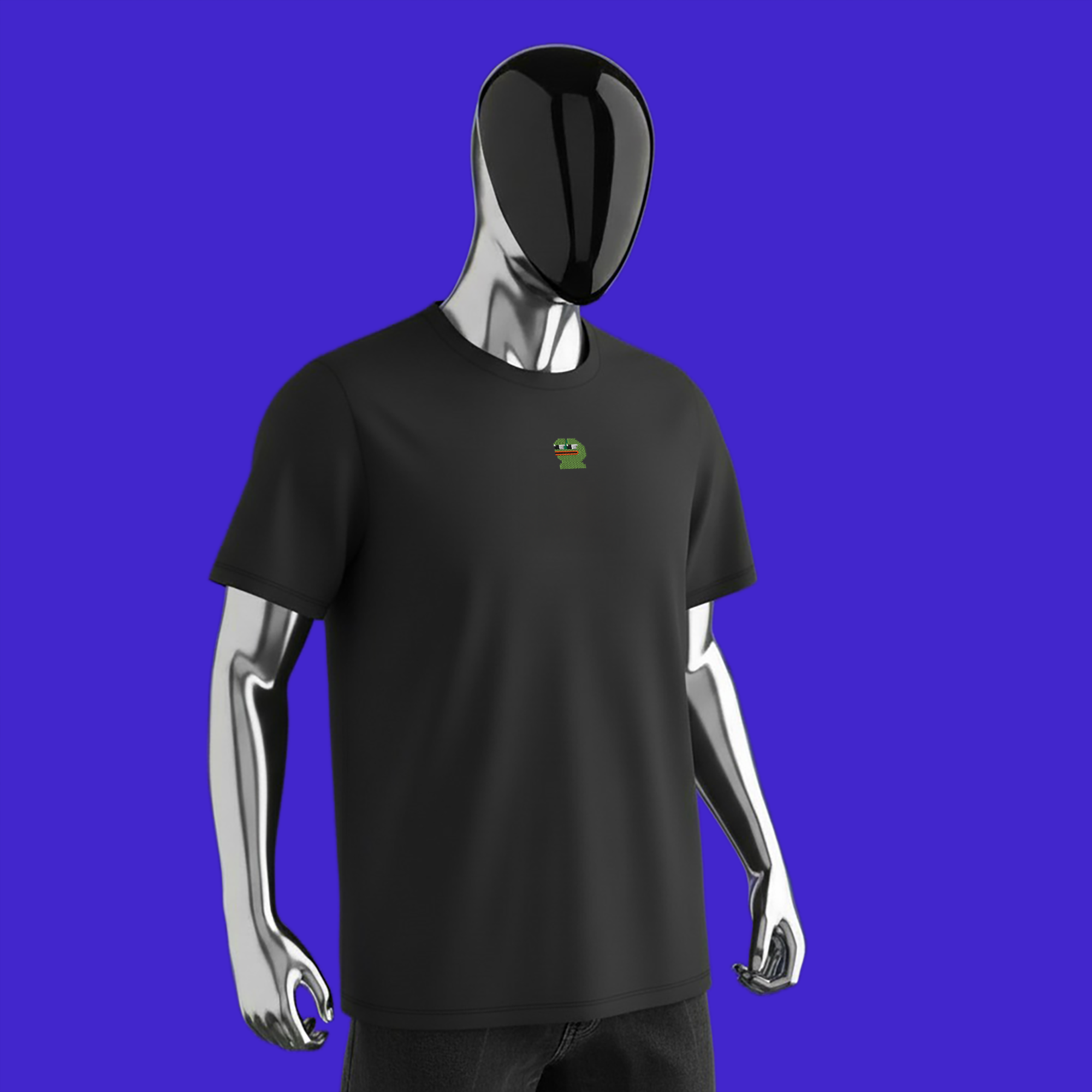 Men's Premium Heavyweight T-Shirt - Black - Pepe