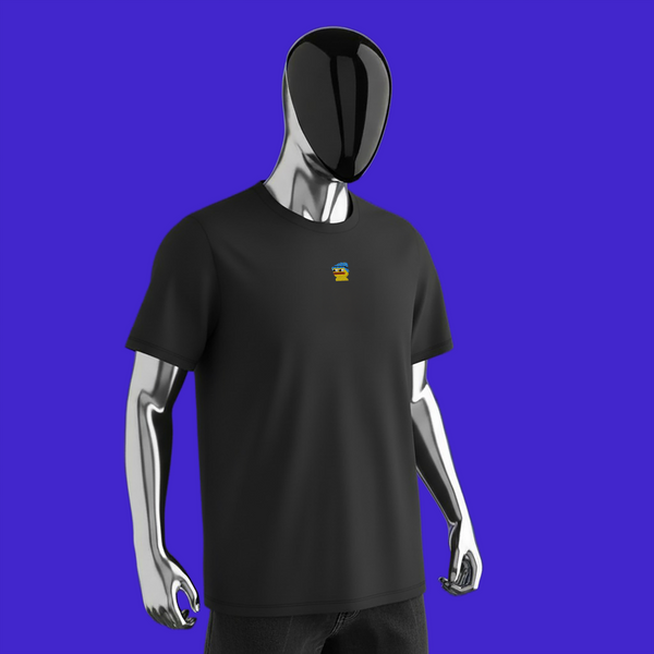 Men's Premium Heavyweight T-Shirt - Black - Pepewizard