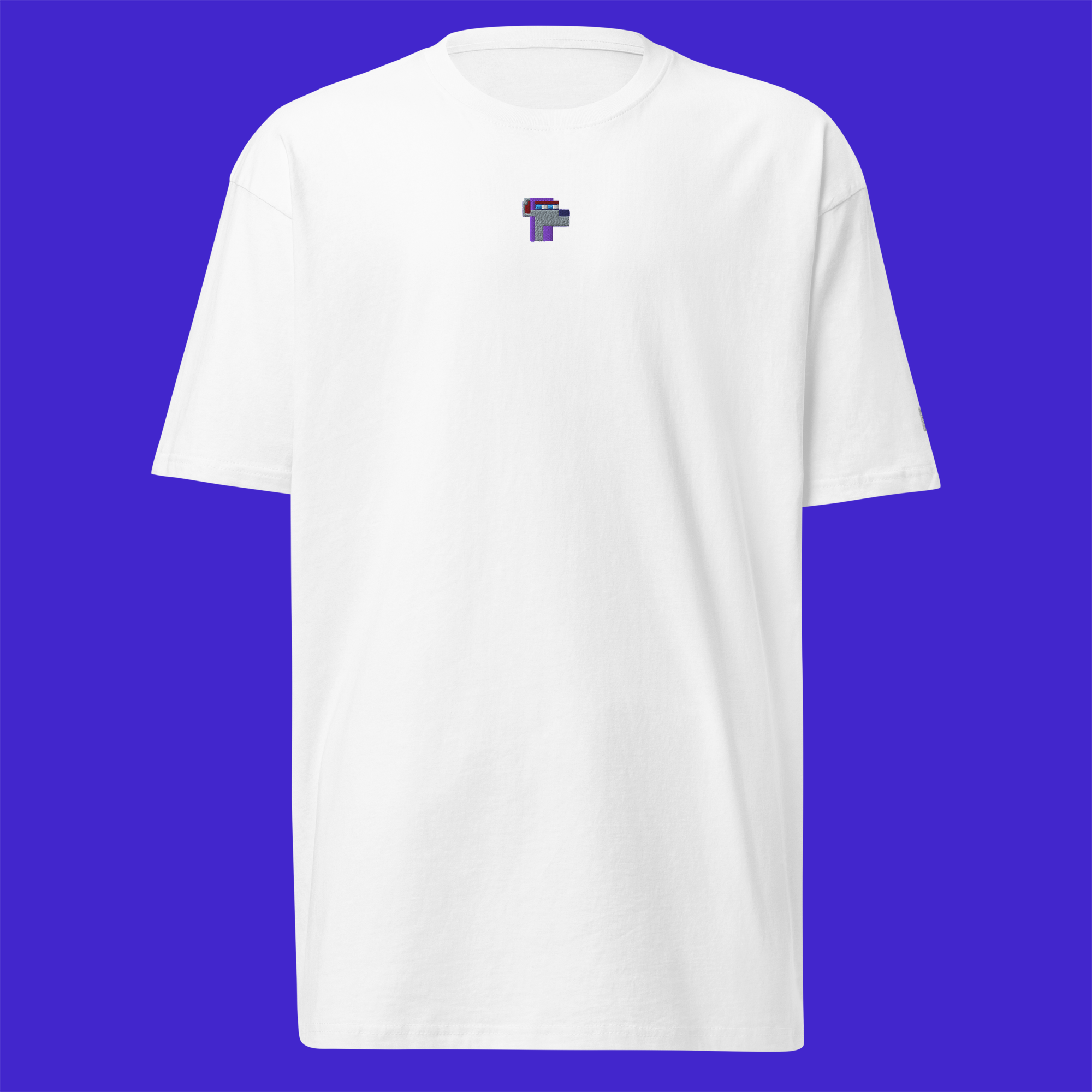 Men's Premium Heavyweight T-Shirt - White - NodeDog