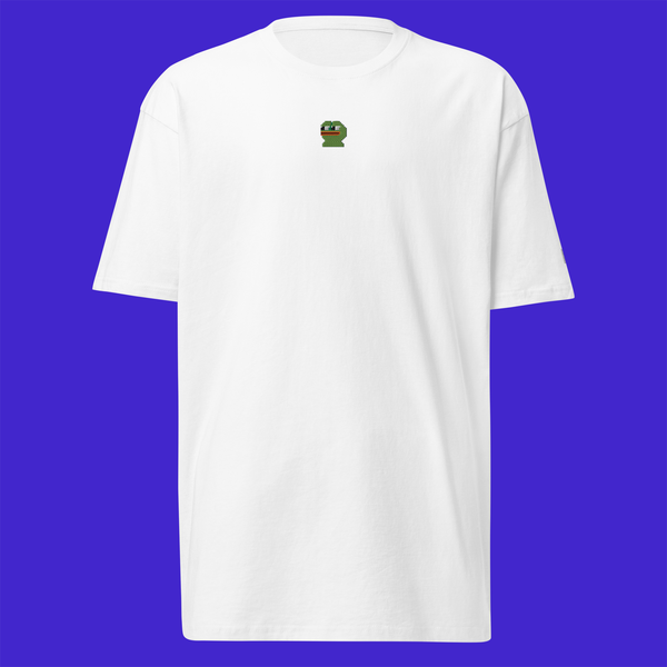 Men's Premium Heavyweight T-Shirt - White - Pepe