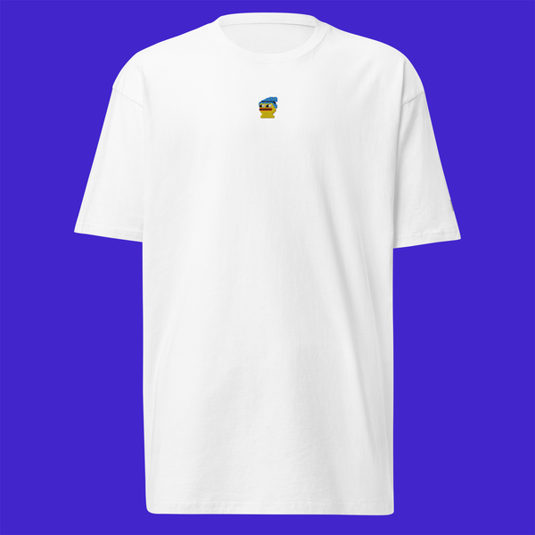 Men's Premium Heavyweight T-Shirt - White - Pepewizard