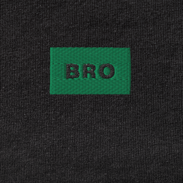 Men's Premium Tank Top - BLACK - BRO (green)