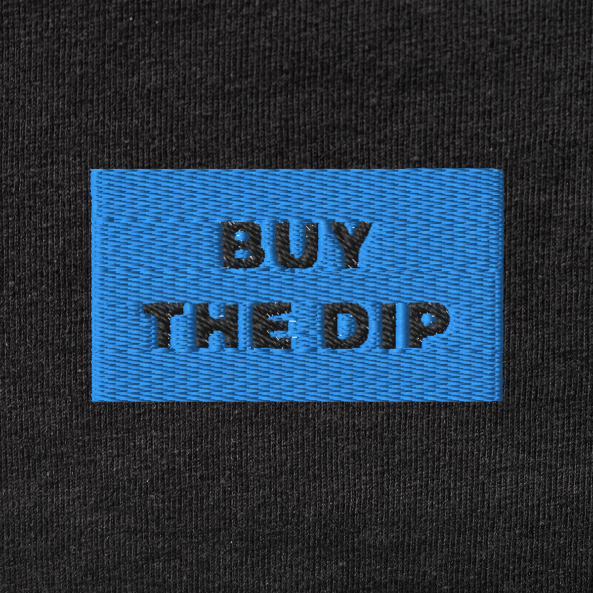 Men's Premium Tank Top - BLACK - BUY THE DIP (blue)