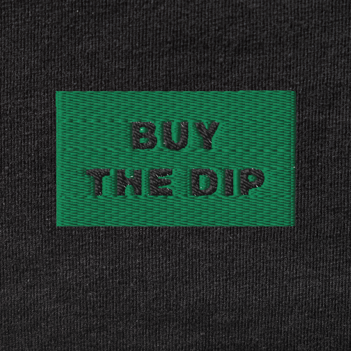 Men's Premium Tank Top - BLACK - BUY THE DIP (green)