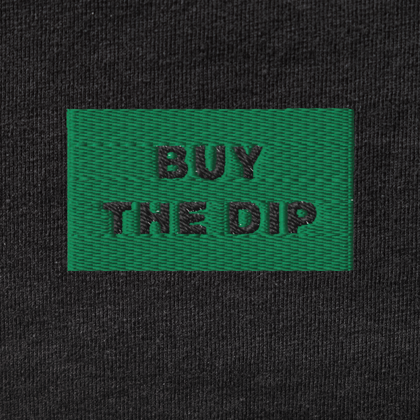Men's Premium Tank Top - BLACK - BUY THE DIP (green)