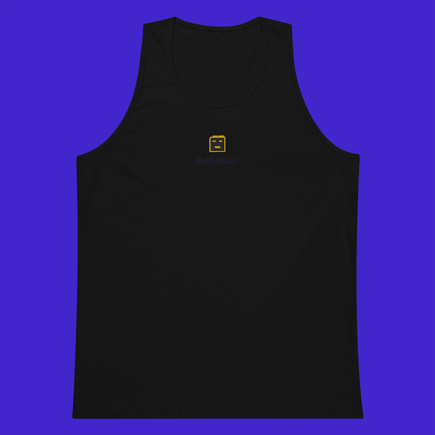 Men's Premium Tank Top - BLACK - BullChill