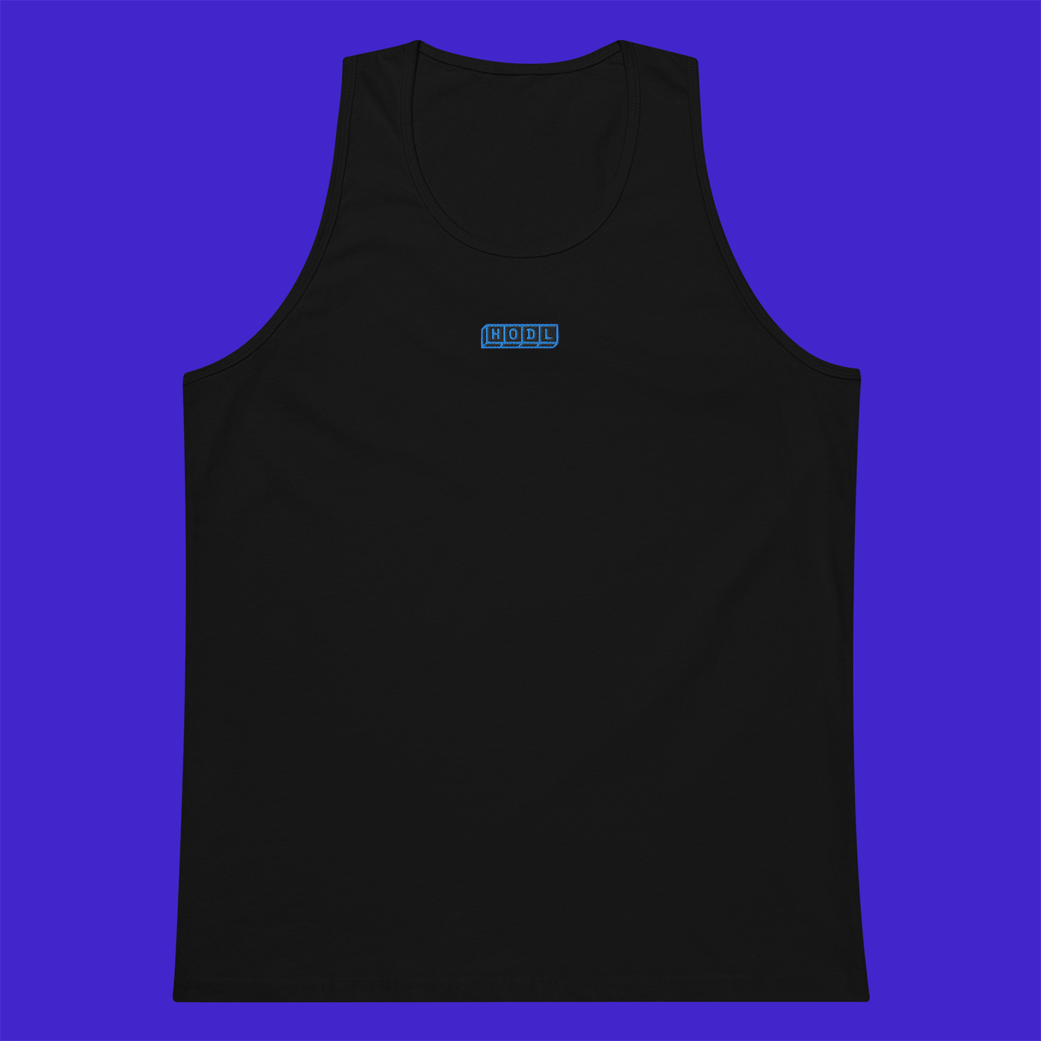 Men's Premium Tank Top - BLACK - HODL
