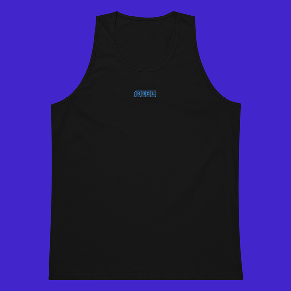 Men's Premium Tank Top - BLACK - HODL