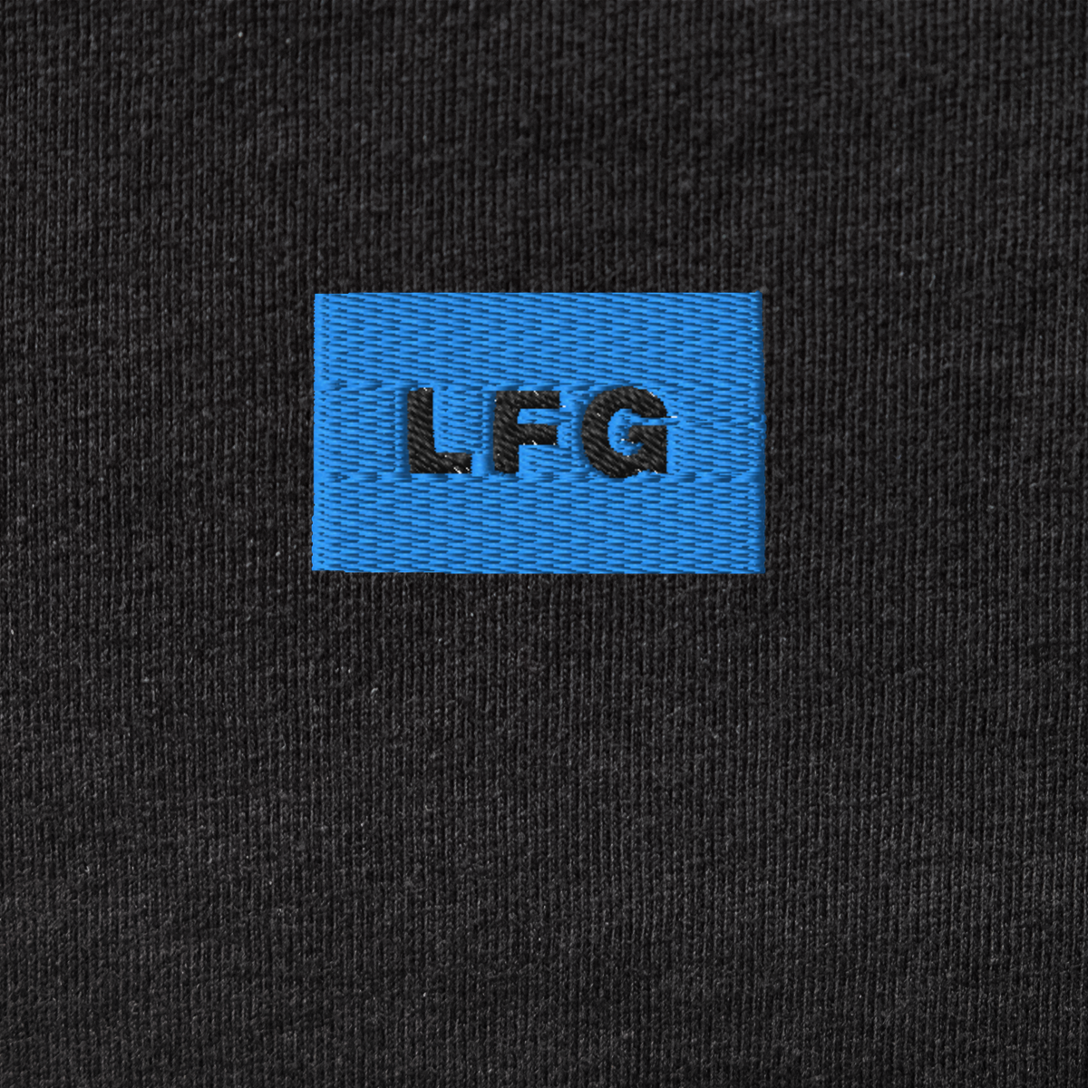 Men's Premium Tank Top - BLACK - LFG (blue)