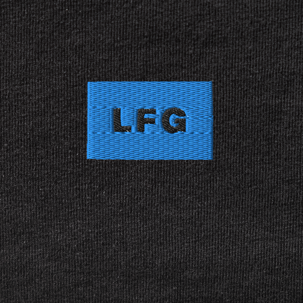 Men's Premium Tank Top - BLACK - LFG (blue)