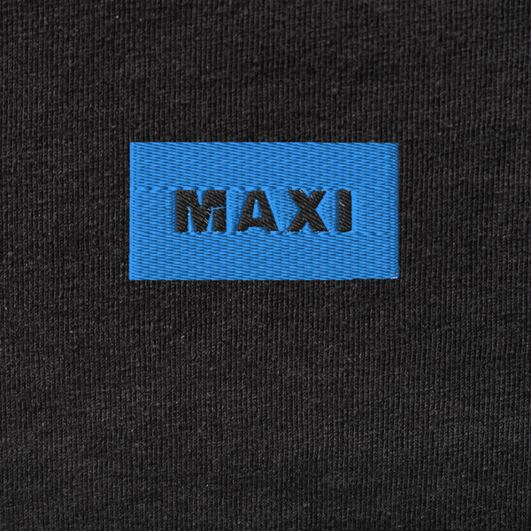 Men's Premium Tank Top - BLACK - MAXI (blue)