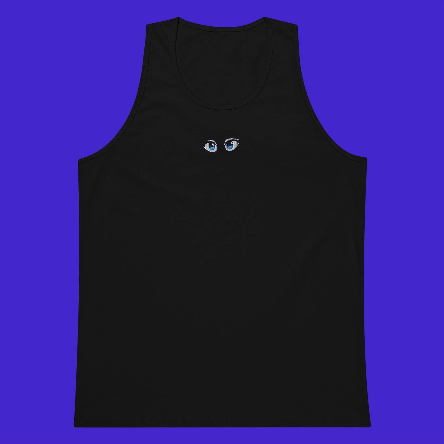 Men's Premium Tank Top - BLACK - Manga