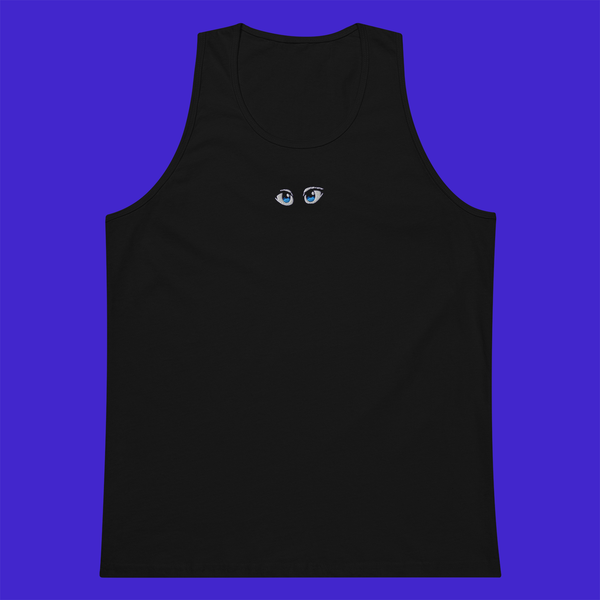 Men's Premium Tank Top - BLACK - Manga