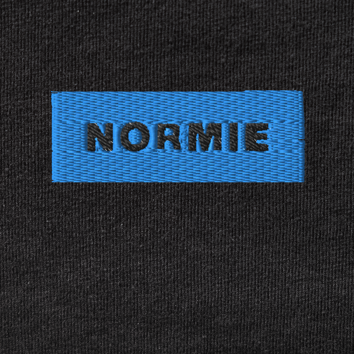 Men's Premium Tank Top - BLACK - NORMIE (blue)