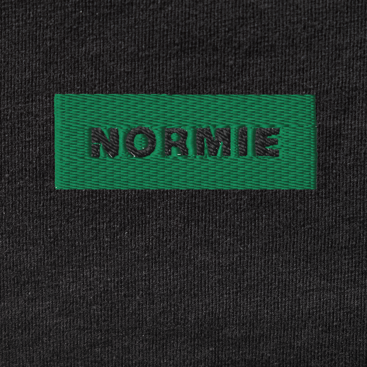 Men's Premium Tank Top - BLACK - NORMIE (green)