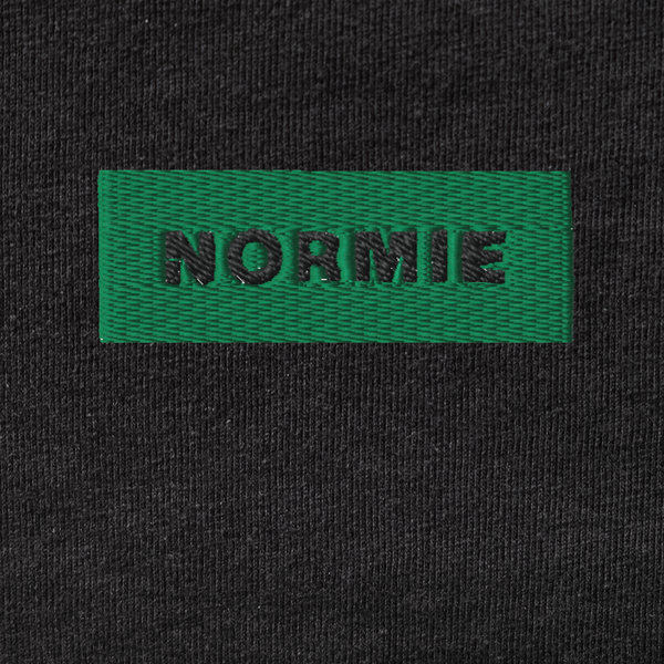 Men's Premium Tank Top - BLACK - NORMIE (green)