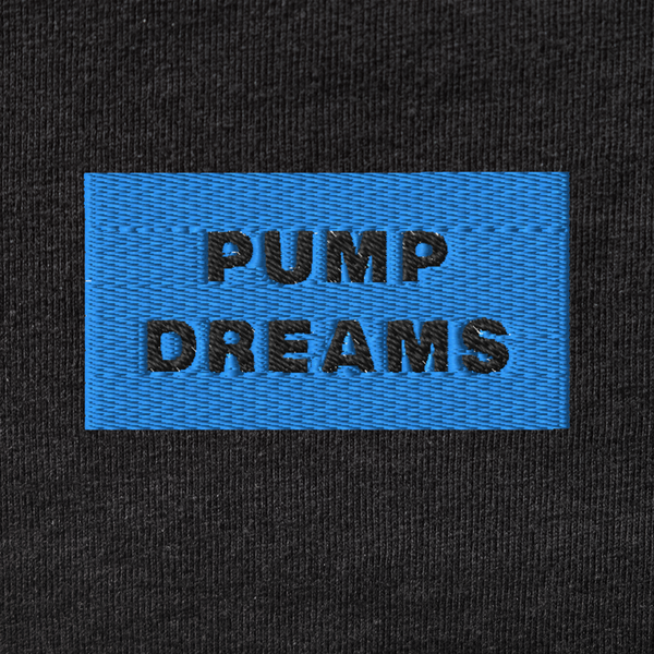 Men's Premium Tank Top - BLACK - PUMP DREAMS (blue)