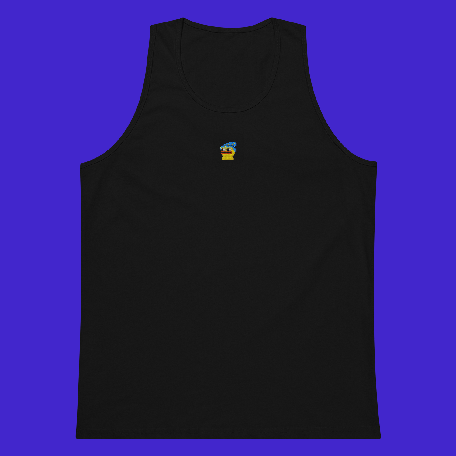 Men's Premium Tank Top - BLACK - Pepewizard