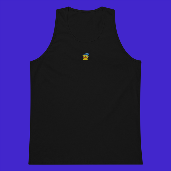 Men's Premium Tank Top - BLACK - Pepewizard