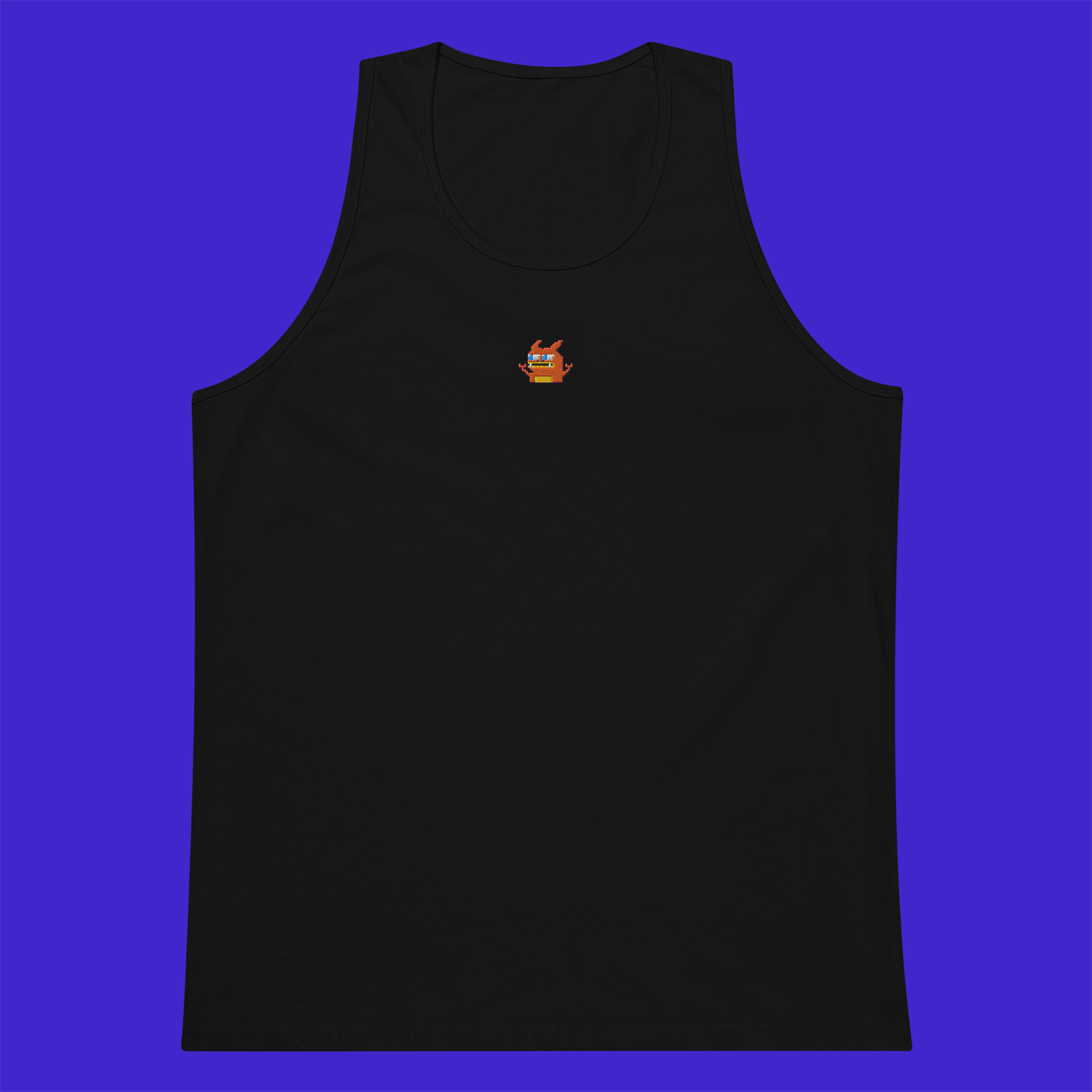 Men's Premium Tank Top - BLACK - Pepezard