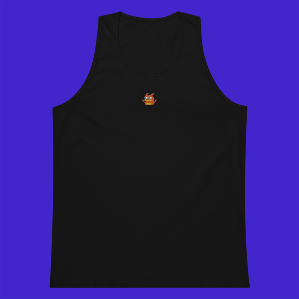 Men's Premium Tank Top - BLACK - Pepezard