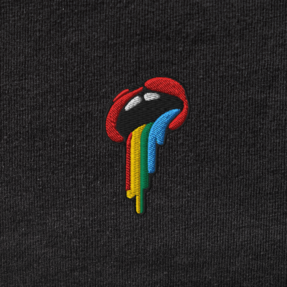 Men's Premium Tank Top - BLACK - Rainbow