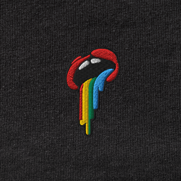 Men's Premium Tank Top - BLACK - Rainbow