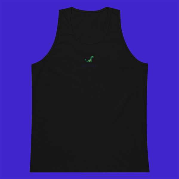Men's Premium Tank Top - BLACK - RexRally