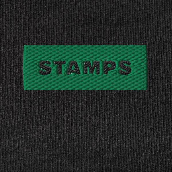 Men's Premium Tank Top - BLACK - STAMPS (green)