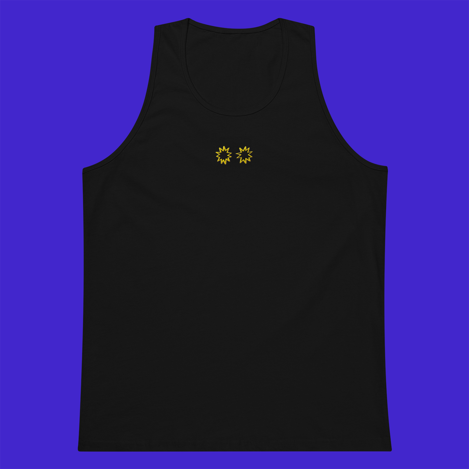 Men's Premium Tank Top - BLACK - StarsEyes