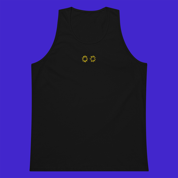 Men's Premium Tank Top - BLACK - StarsEyes