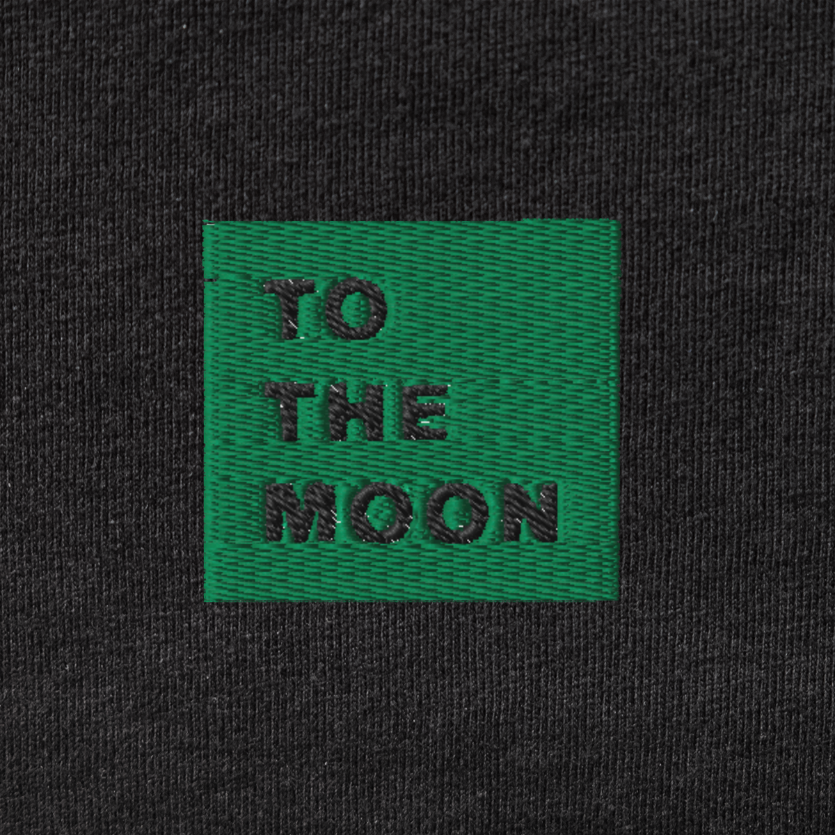 Men's Premium Tank Top - BLACK - TO THE MOON (green)