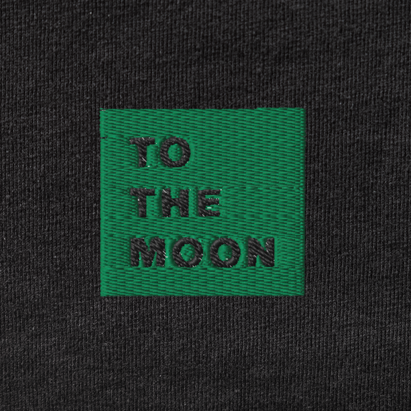 Men's Premium Tank Top - BLACK - TO THE MOON (green)