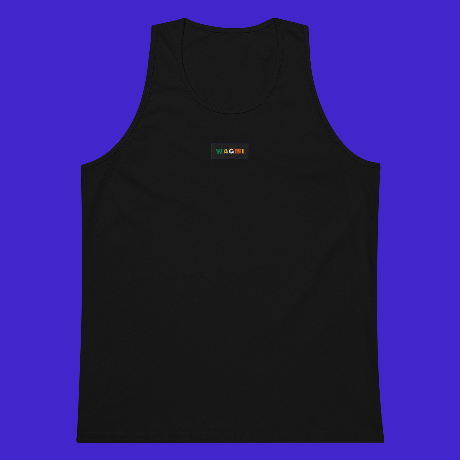 Men's Premium Tank Top - BLACK - WAGMI