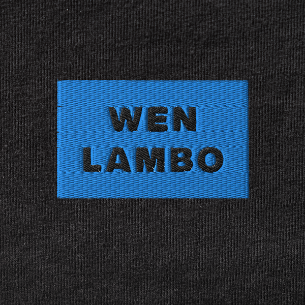 Men's Premium Tank Top - BLACK - WEN LAMBO (blue)