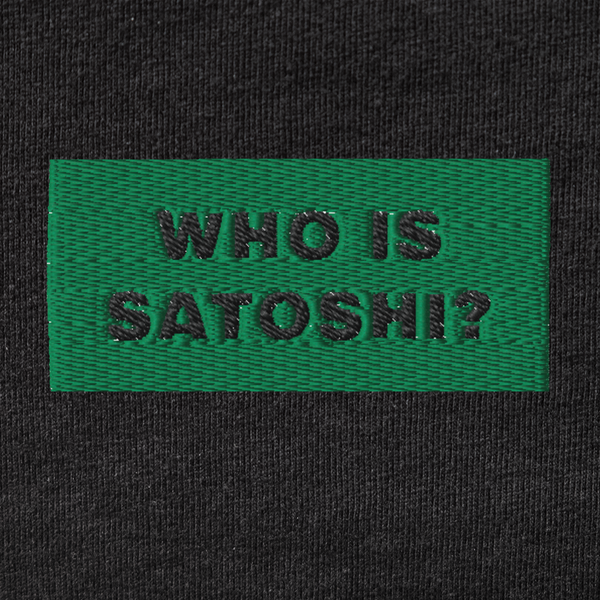 Men's Premium Tank Top - BLACK - WHO IS SATOSHI (green)
