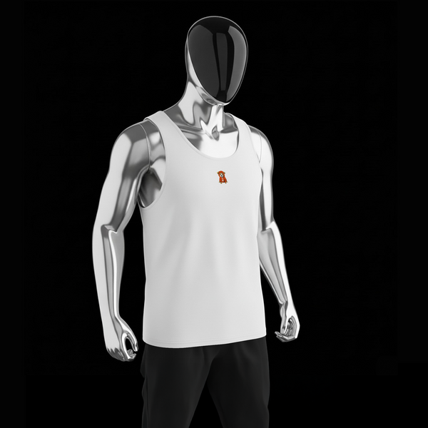 Men's Premium Tank Top - WHITE - $DOG