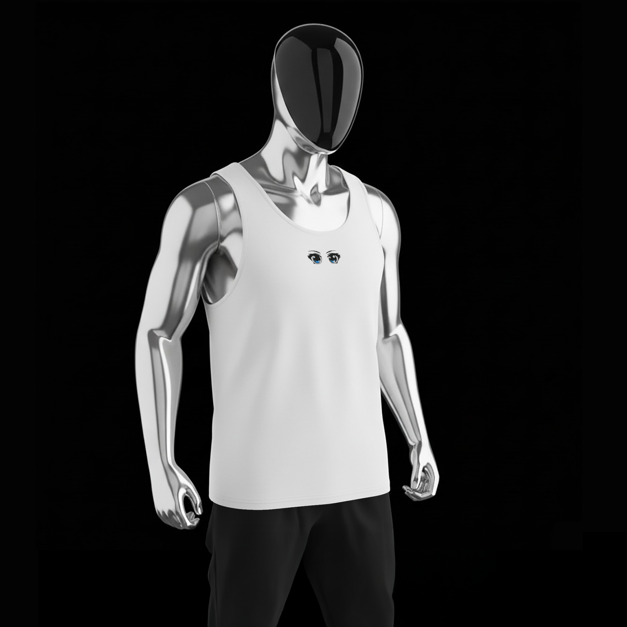 Men's Premium Tank Top - WHITE - Manga