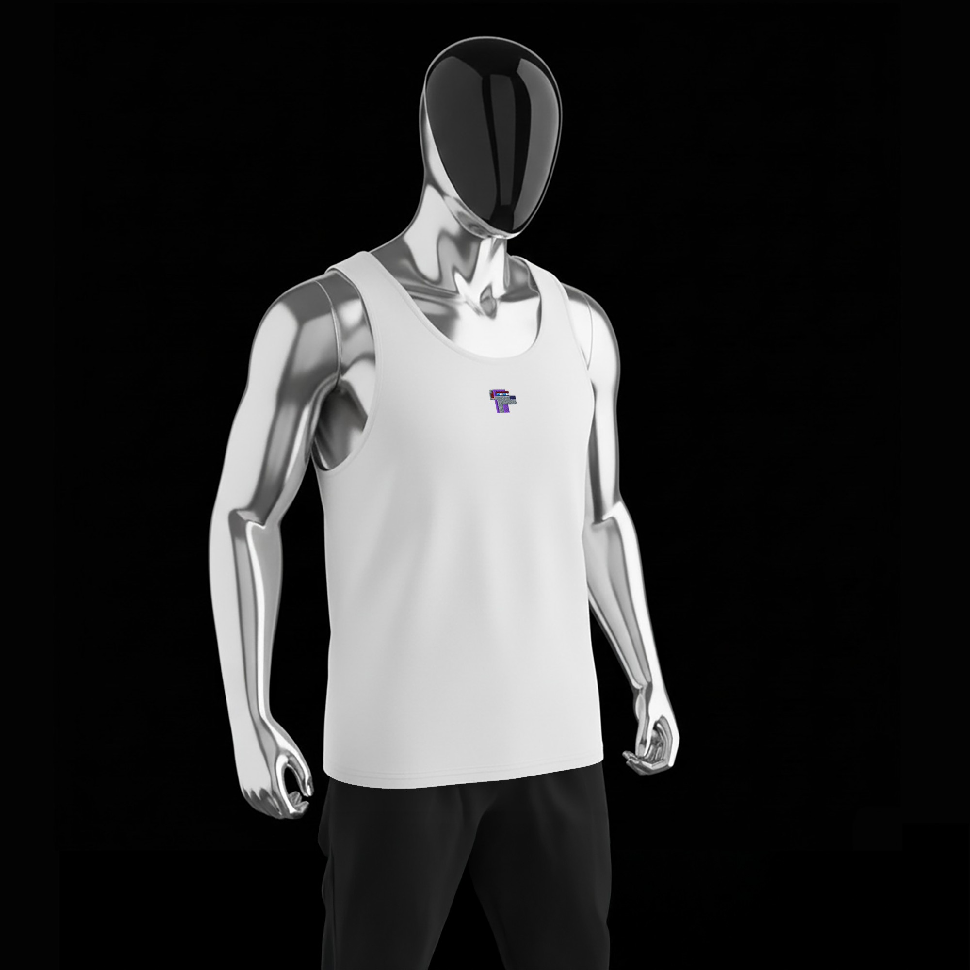 Men's Premium Tank Top - WHITE - NodeDog