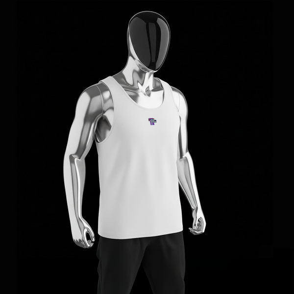 Men's Premium Tank Top - WHITE - NodeDog