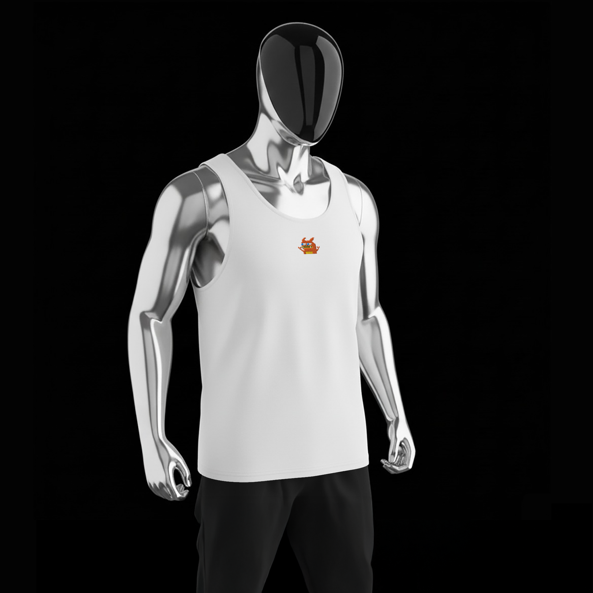 Men's Premium Tank Top - WHITE - Pepezard