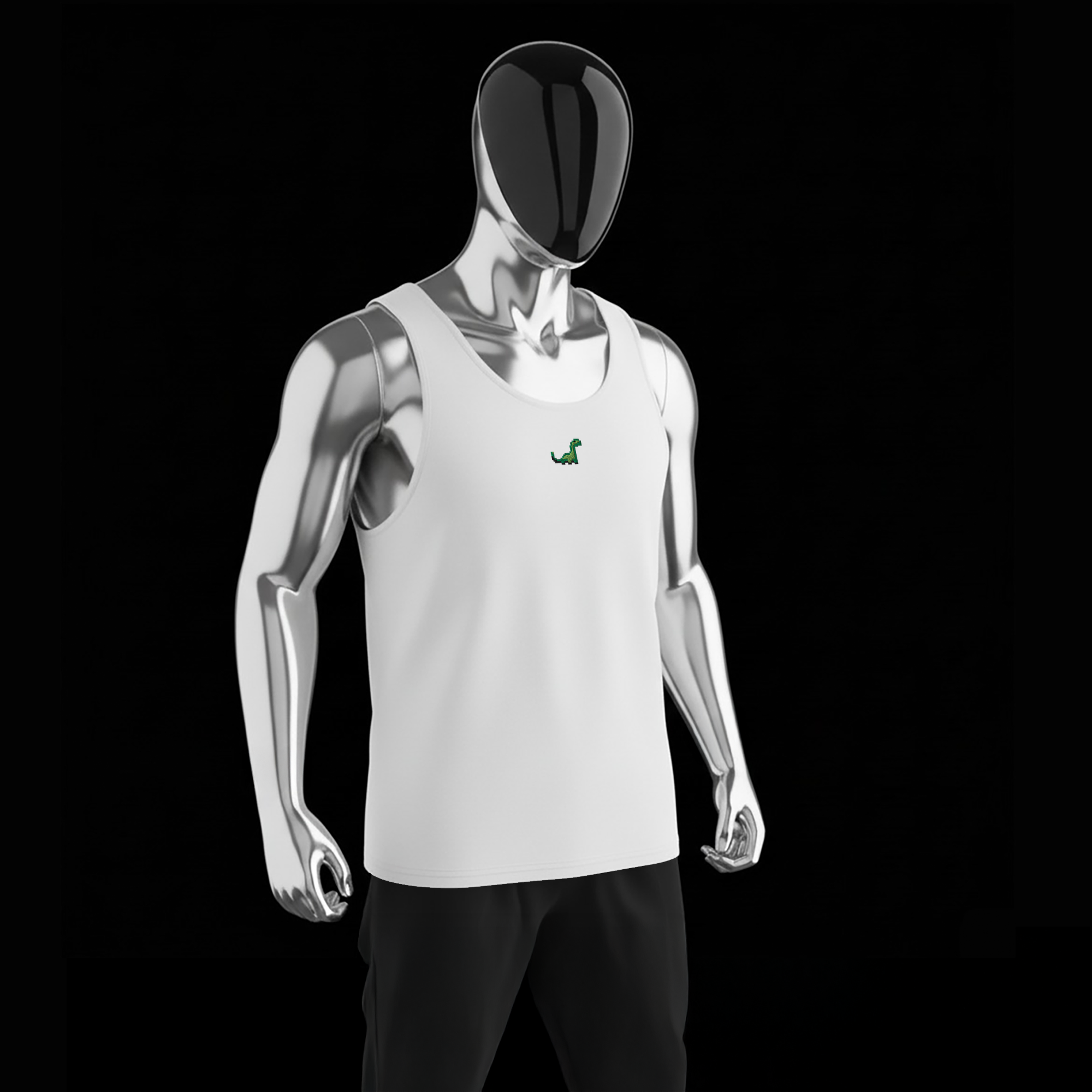 Men's Premium Tank Top - WHITE - RexRally