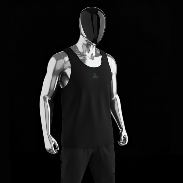 Men's Premium Tank Top - BLACK - FOMO